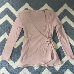 old navy soft pink shirt